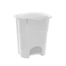 Lixeira com Pedal 10 Litros Branca Paramount