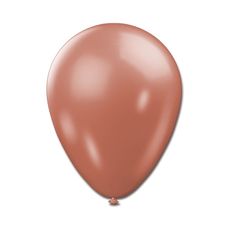 Balão São Roque Metalizado Nº9 Rosé Gold com 25 Unidades