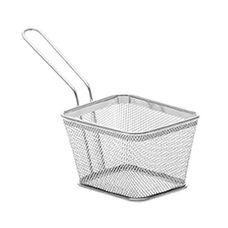 Cestinha P/servir Retangular Inox 22x10x14cm 1315