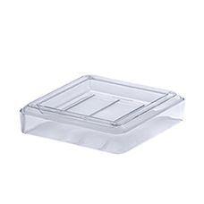 Saboneteira Quadratta Cristal Paramount