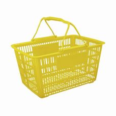 Cesta Pratica 43x31x24cm Amarelo - Paramount