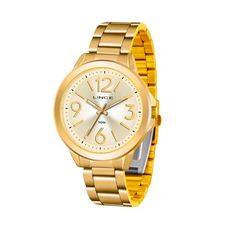 Kit Relógio Lince Feminino Dourado LRGH089L KV50C2KX