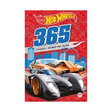 Livro Hot Wheels - 365 Atividades e desenhos para colorir