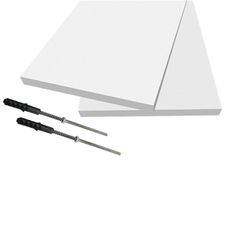 Prateleira Firenze Com Suporte Invisível 40x20cm Branco - Dicarlo