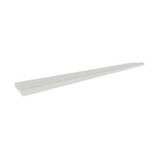 Prateleira Reta Com Acrílico Estilo 90cm Branco - Dicarlo