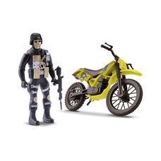 Brinquedo Moto com Boneco Comando Trail - Samba Toys