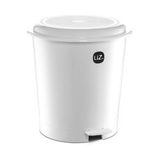 Lixeira com Pedal Plus 12 Litros Branca - Uz
