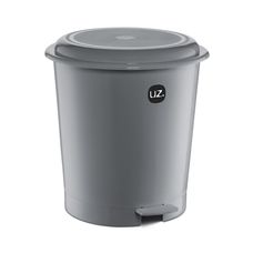 Lixeira com Pedal Plus 12 Litros Cinza - Uz