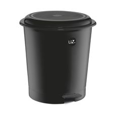 Lixeira com Pedal Plus 12 Litros Preta - Uz