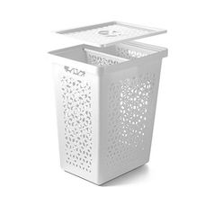 Cesto Multiuso Organiz Plast 55l C/tampa Branco
