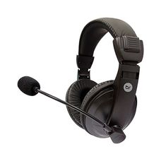 Fone de Ouvido com Microfone Headset Bright Office Preto 0507
