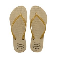 Chinelo Havaianas Slim Gloss Areia 37/38