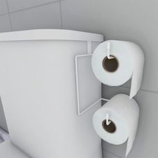 Suporte de Papel Higiênico Essence Branco Dicarlo
