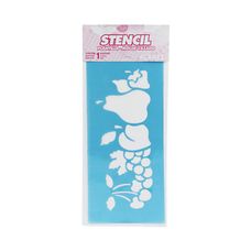 Stencil 330x140mm Frutas - Acrilex