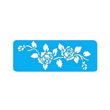 Stencil 330x140mm Rosas 1 / Floral - Acrilex