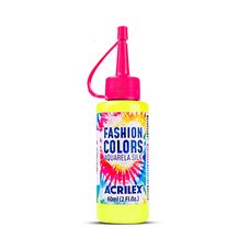 Tinta para Tecido Aquarela Silk 60ml Amarelo Ouro - Acrilex