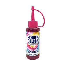 Tinta para Tecido Aquarela Silk 60ml Vermelho Carmim - Acrilex