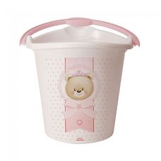 Balde Decorado Urso Menina 8L - Plasútil