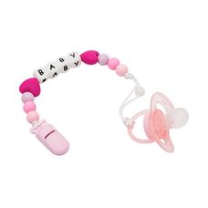 Prendedor de Chupeta Baby Rosa - Buba
