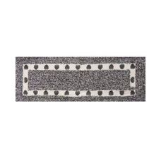 Passadeira 120x40cm D02 Preto CM0201 - Mundiart