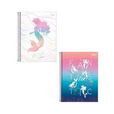 Caderno Espiral C/D Universitário 10 Matérias Wonder 160F - Tilibra - Capas Sortidas