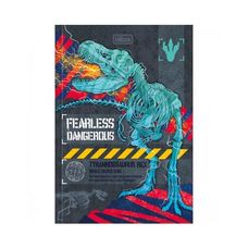 Caderno Brochura Capa Dura 1/4 Raptor 80F - Tilibra - Capas Sortidas