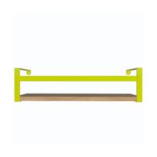 Prateleira Box Estilo 45cm Madeirado Amarelo - Dicarlo