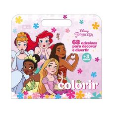 Álbum Para Colorir Maleta Princesas 8 Folhas - Tilibra