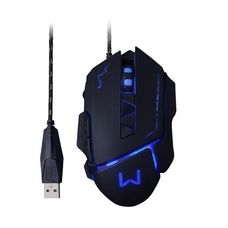 Mouse Warrior Gamer 3200 DPI Preto USB MO261