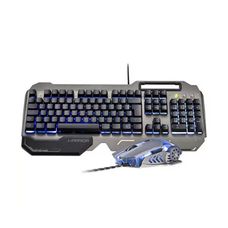 Kit Teclado e Mouse Gamer Warrior Ragnar Keon TC223