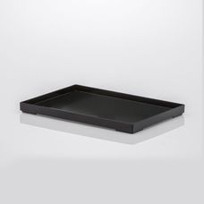 Bandeja 25x17x2cm Preta - Paramount