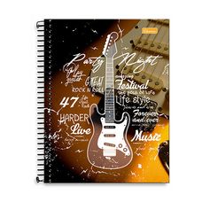 Caderno Univ C/D 20 Matérias 400F Four Young Masculino - Cadersil - Capas Sortidas