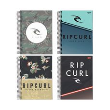 Caderno Espiral C/D Universitário 15x1 Rip Curl 240F - Jandaia - Capas Sortidas