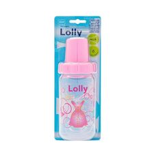 Mamadeira Lolly Big Tip Silicone Redondo Rosa 300ml