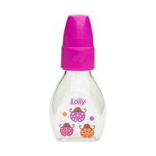 Mamadeira Mini Zoo Bico Redondo Rosa 50ml - Lolly