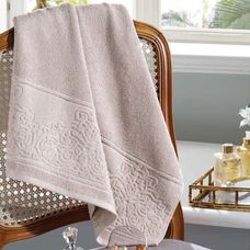 Toalha de Banho Jacquard Confort 70x1,40m FJ- 6512 Caqui - Dohler