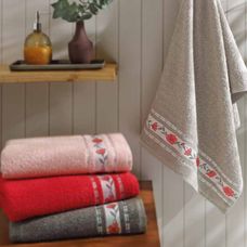 Toalha de Banho Jacquard Premium 70x1,40m FJ- 6990 Cinza - Dohler