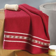 Toalha de Banho Jacquard Premium 70x1,40m FJ- 6903 Cereja - Dohler