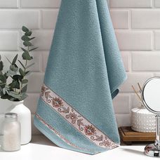 Toalha de Banho Jacquard Premium 70x1,40m FJ- 6904 Azul - Dohler