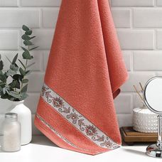 Toalha de Banho Jacquard Premium 70x1,40m FJ- 6904 Telha - Dohler