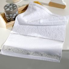 Toalha Lavabo para Bordar Baby Kids 30x45cm Branco - Dohler