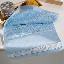 Toalha Lavabo para Bordar Baby Kids 30x45cm Azul - Dohler
