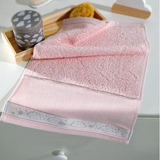 Toalha Lavabo para Bordar Baby Kids 30x45cm Rosa - Dohler