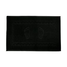 Toalha de Piso 45x70cm Pezinhos Preto Buettner