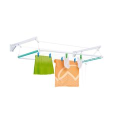 Varal de Parede Solution em Aço Branco Secalux