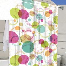Cortina Box Banheiro Estampada Vida Pratika
