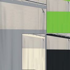 Cortina Box Banheiro 138x198cm Visor com Silk Sortida - Vida Pratika