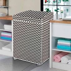 Capa para Máquina de Lavar Forrada M Zig Zag - Vida Pratika