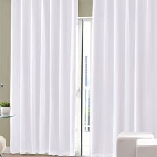 Cortina Corta Luz 2,00x1,40m Blackout Dupla Face Branca - Vida Pratika