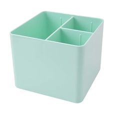 Porta Objeto com 3 Divisórias Verde Pastel Dello